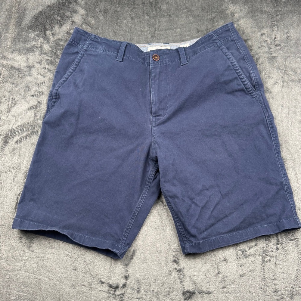 Lucky Brand Saturday Stretch Chino Shorts Navy Blue Mens 34 7MP2032
